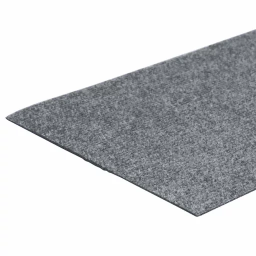 15 db öntapadós lépcsőszőnyeg, 60 x 25 cm, világosszürke, téglalap alakú