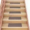 Öntapadós lépcsőszőnyegek 15 db 60 x 25 cm bézs téglalap alakú