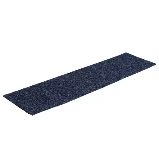 15 db öntapadós lépcsőszőnyeg, 76 x 20 cm, szürke-kék, téglalap alakú