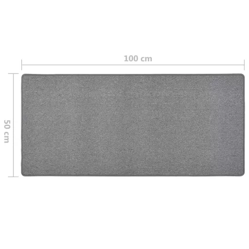 Sötétszürke futószőnyeg 50 x 100 cm