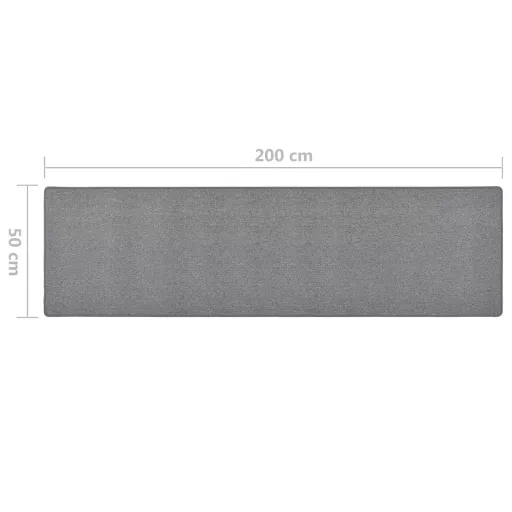 Sötétszürke futószőnyeg 50 x 200 cm