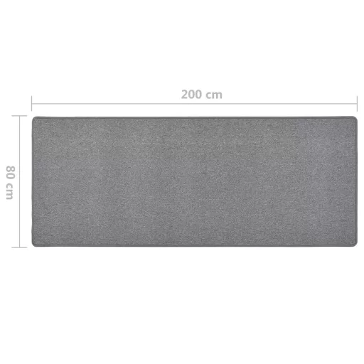 Sötétszürke futószőnyeg 80 x 200 cm
