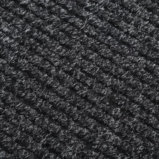 Antracitszürke koszfogó futószőnyeg 100 x 150 cm