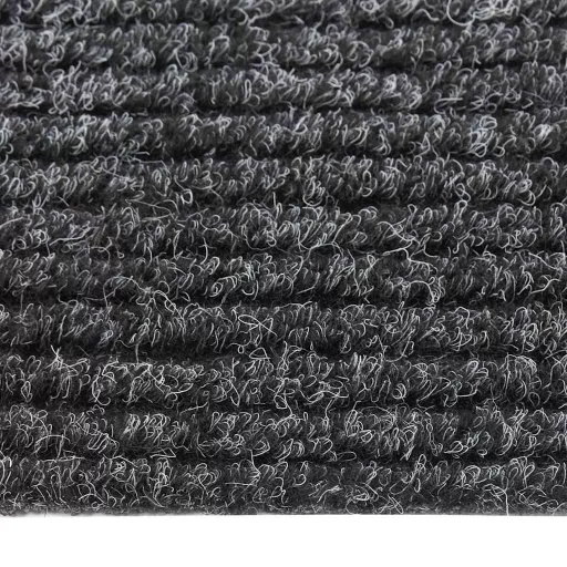 Antracitszürke koszfogó futószőnyeg 100 x 400 cm