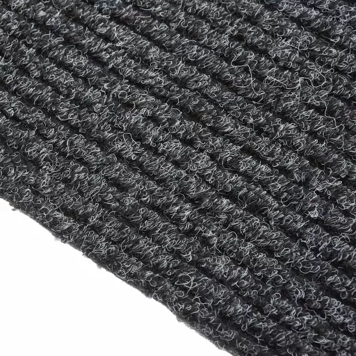 Antracitszürke koszfogó futószőnyeg 100 x 500 cm