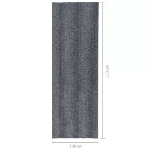 Szürke koszfogó futószőnyeg 100 x 350 cm