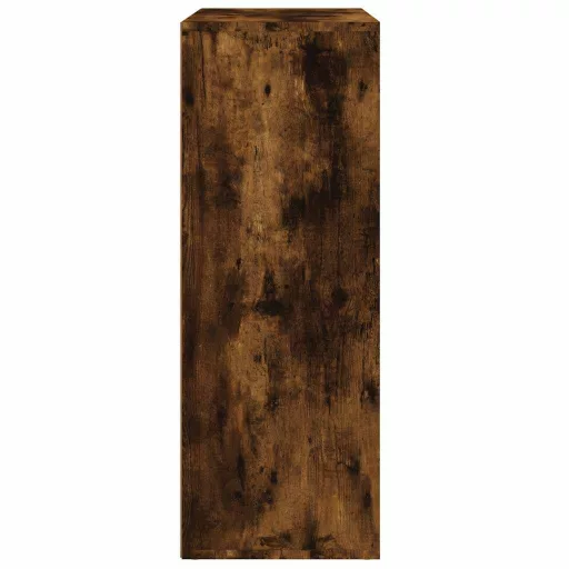 2 db füstös tölgy színű szerelt fa tálalószekrény 60x31x84 cm