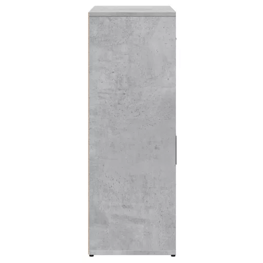 2 db betonszürke szerelt fa tálalószekrény 60 x 30 x 84 cm