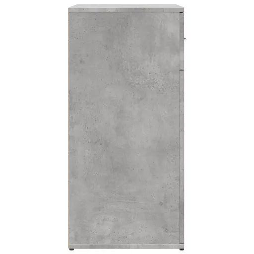 2 db betonszürke szerelt fa tálalószekrény 79 x 38 x 80 cm