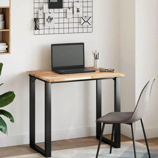 Kezeletlen tömör akácfa íróasztallap 100 x 60 x 2 cm