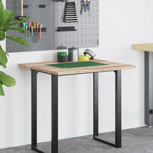 Kezeletlen tömör akácfa íróasztallap 100 x 60 x 2 cm