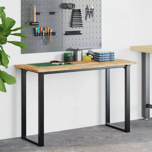 Olajbevonatú tömör akácfa íróasztallap 120 x 50 x 2 cm