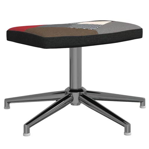 Foltvarrott szövet pihenőszék lábtartóval