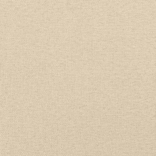 Krémszínű szövet ágykeret matrac nélkül 90x200 cm