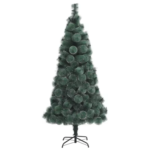 Zöld PET műkarácsonyfa állvánnyal 150 cm
