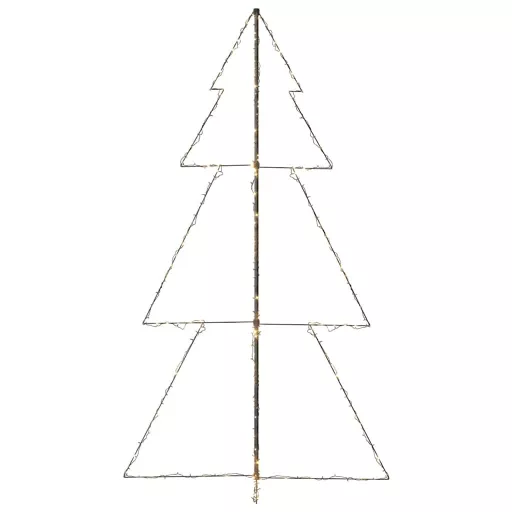 300 LED-es beltéri/kültéri kúp alakú karácsonyfa 120 x 220 cm