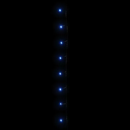 400 LED-es kék fényfüzér 8 világítási móddal 40 m