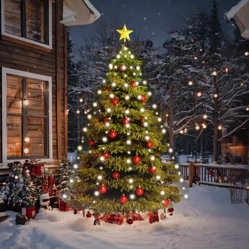 180 LED-es hideg fehér karácsonyi fényháló 180 cm