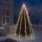 Karácsonyfa-fényháló 250 hideg fehér LED-del 250 cm