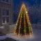 Karácsonyfa-fényháló 250 színes LED-del 250 cm