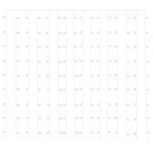 8 funkciós meleg fehér LED-es fényfüggöny 300 LED 3 x 3 m