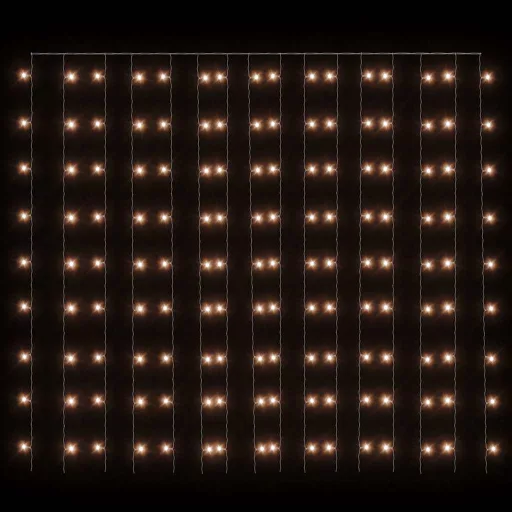 8 funkciós meleg fehér LED-es fényfüggöny 300 LED 3 x 3 m