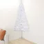Fehér PVC sarok műkarácsonyfa 240 cm