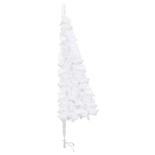 Fehér PVC sarok műkarácsonyfa 240 cm