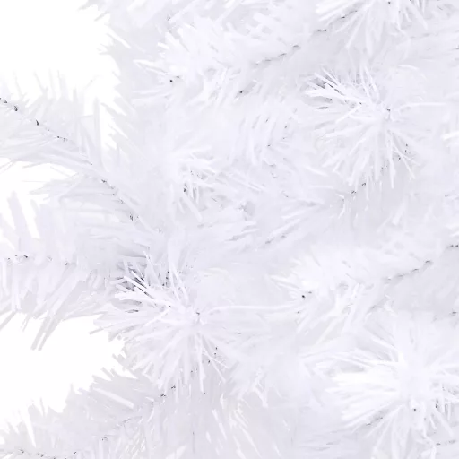 Fehér PVC sarok műkarácsonyfa 240 cm