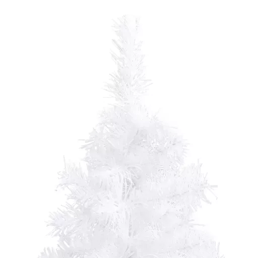 Fehér PVC sarok műkarácsonyfa 240 cm