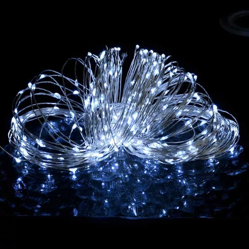 Hideg fehér fényű LED-szalag 150 LED-el 15 m