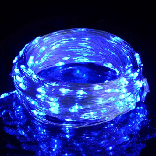 Kék fényű LED-szalag 150 LED-el 15 m