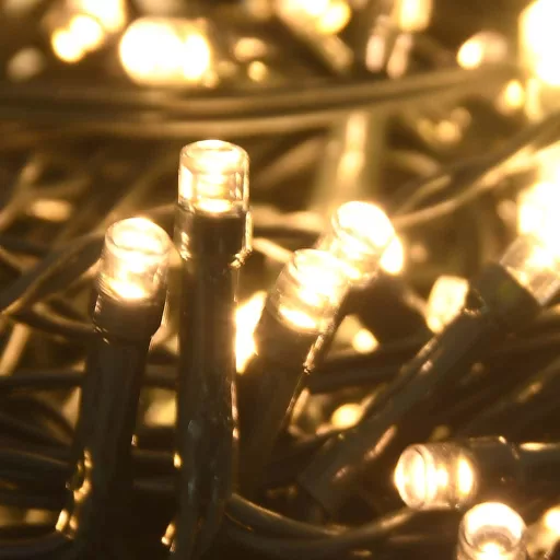 60 részes karácsonyi gömbszett csúccsal és 150 LED-del