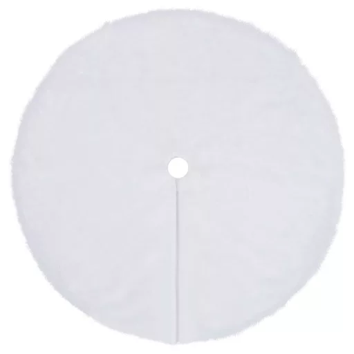 Fehér karácsonyfa szoknya műszőrme 150 cm