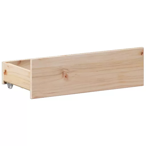 Tömör fenyőfa fejtámlás ágykeret matrac nélkül 150 x 200 cm