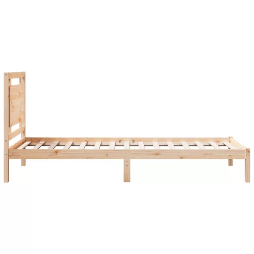 Tömör fa extra hosszú ágykeret matrac nélkül 100 x 220 cm