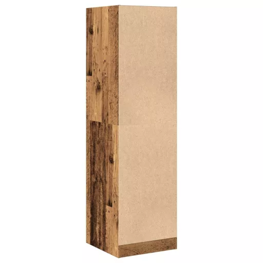 Antik fa színű szerelt fa patikaszekrény 40 x 41 x 144,5 cm