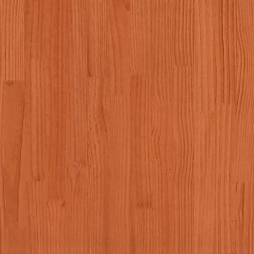 Barna tömör fenyőfa könyvespolcos ágy matrac nélkül 150 x 200cm