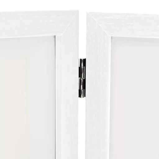 Fehér háromszárnyas fényképkeret 28x18 cm + 2x(13x18 cm)