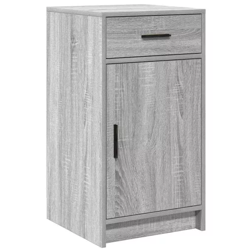 Öltözködőasztal fiókkal 2 pcs Szürke 50 x 41 x 135 cm Faanyag
