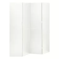 Fehér acél 4-paneles térelválasztó  160 x 180 cm
