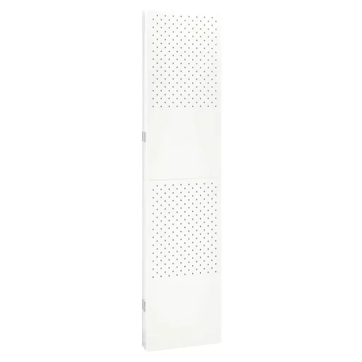 Fehér acél 4-paneles térelválasztó  160 x 180 cm