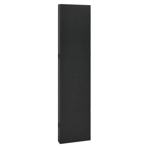 Fekete acél 5-paneles paraván 200 x 180 cm