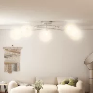   Mennyezeti lámpa dróthálós burákkal 5 db G9 LED-lámpával