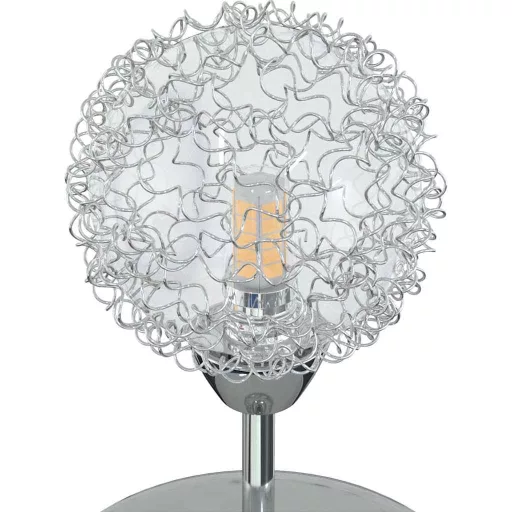 Mennyezeti lámpa dróthálós burákkal 5 db G9 LED-lámpával