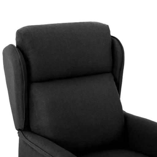 Fotel ágy Fekete 66.5 x 94 x 101.5 cm Poliészter