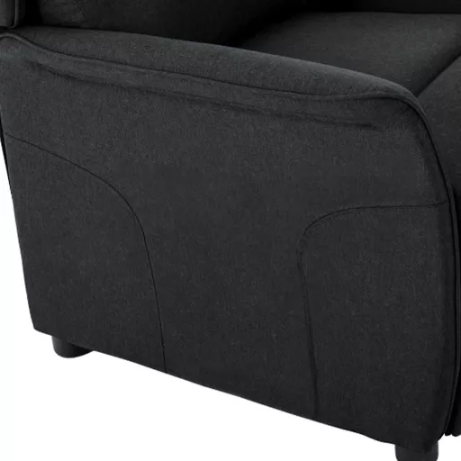 Fotel ágy Fekete 66.5 x 94 x 101.5 cm Poliészter