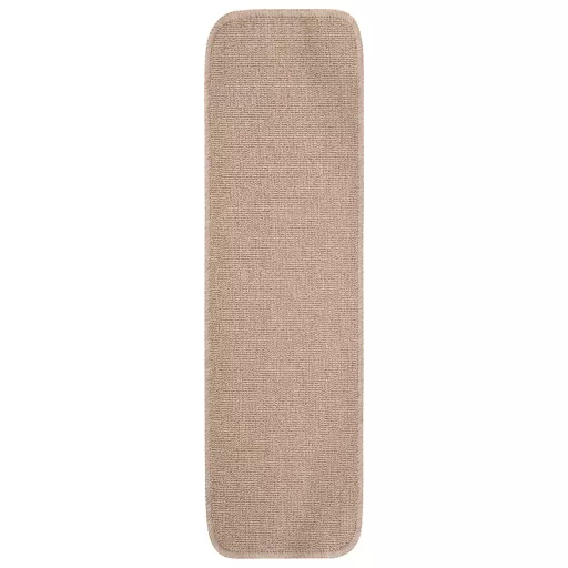 15 db bézs négyszögű csúszásmentes lépcsőszőnyeg 75 x 20 cm