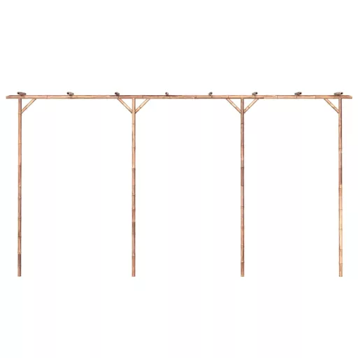 Bambusz pergola 385 x 40 x 205 cm