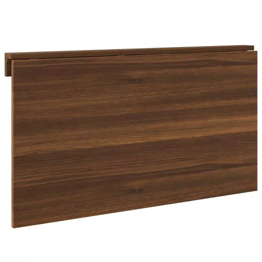 Barna tölgy szerelt fa összecsukható fali asztal 100x60x56 cm
